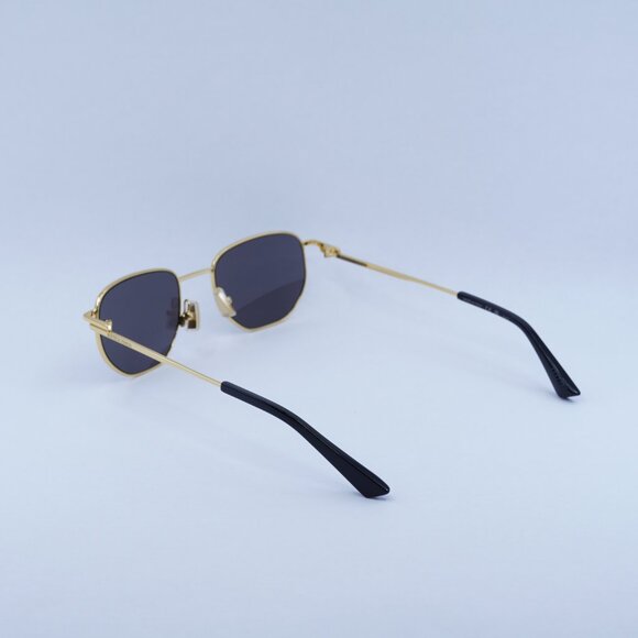 ?️ New Bottega Veneta BV1301S 001 Sunglasses - Gold Frame, Grey Lenses main image 4